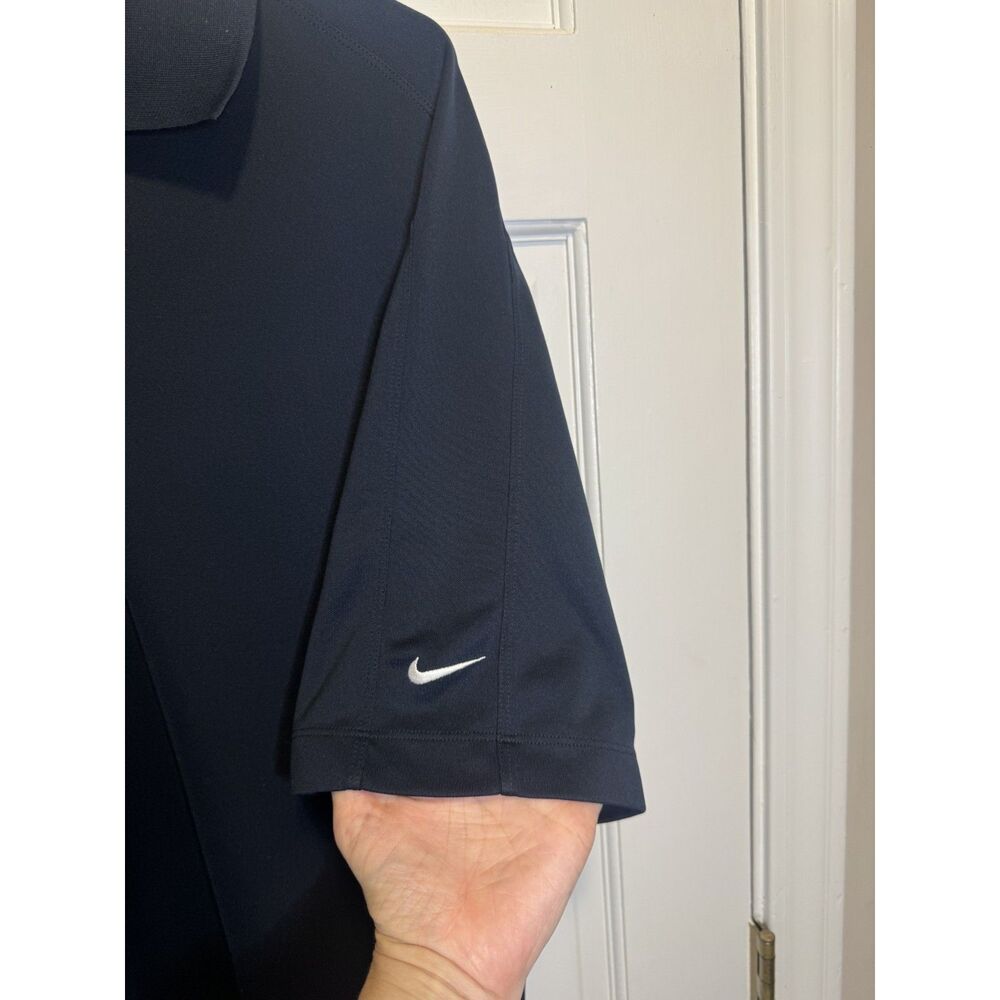 Nike Golf Dri-FIT Polo Shirt Navy Blue XL Short Sleeve Performance Golf Shirt